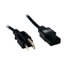 Comprehensive Standard - Power cable - NEMA 5-15 (P) to IEC 60320 C13 - AC 125 V - 10 A - 3 ft - molded - black