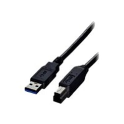 Comprehensive USB 3.0 A Male To B Male Cable 3ft. - 3 ft USB/USB-B Data Transfer Cable for Printer, Scanner, Keyboard, PC, MAC, Computer - Nickel Plated Connector - 28 AWG - Black