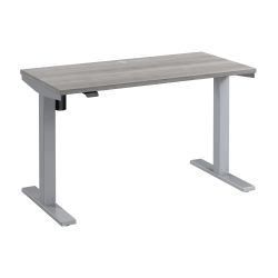 Bush® Business Furniture Move 40 Series Electric 48"W Height-Adjustable Standing Desk, Platinum Gray/Cool Gray Metallic, Standard Delivery
