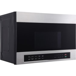Avanti M0TR13D3S Microwave Oven - 1.3 ft³ Capacity - Microwave - 10 Power Levels - Over The Range - Stainless Steel
