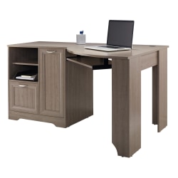 Realspace® Magellan 60"W Corner Computer Desk, Gray