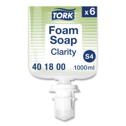Tork® Clarity Hand Soap Refill, Unscented, 1L (33.81 Oz), 6/Carton