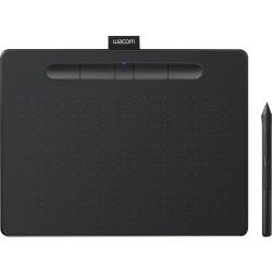 Wacom Intuos Graphics Drawing Tablet for Mac, PC, Chromebook & Android (small) with Software Included - Black (CTL4100) - Graphics Tablet - 7.9" - 5.98" x 3.74" - 2540 lpi Cable - 4096 Pressure Level - Pen - PC, Mac - Black