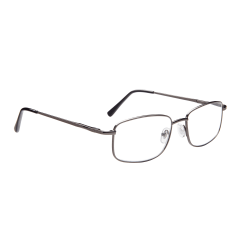 ICU Eyewear DDE/Omni-Focus Arvin Men's Reading Glasses, Stainless, +1.75