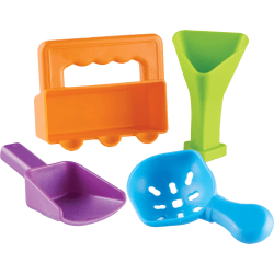 Learning Resources Helping Hands Sensory Scoops, Multicolor, Set Of 4 Scoops