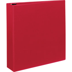 Avery® Durable 3-Ring Binder With EZ-Turn™ Rings, 2" Ring 45% Recycled, Red