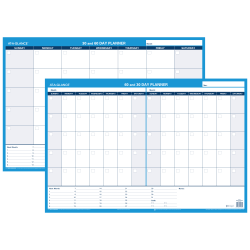 AT-A-GLANCE® 30% Recycled Undated Erasable/Reversible Wall Planner, 30/60 Day, 36" x 24", PM23328