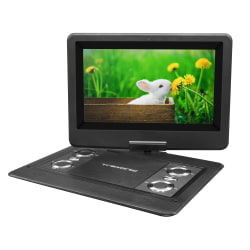 Trexonic Portable TV+DVD Player With Color TFT LED Screen, 12.5"