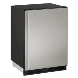 U-line 4.2 Cu Ft Mini Refrigerator/Freezer, Stainless Steel