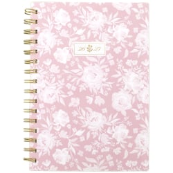 Cherrywood Lane for Mead Cambridge® Academic 2026-2027 Weekly Monthly Planner, Peony Lace, Small, 5 1/2" x 8 1/2"