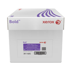 Xerox® Bold Digital™ Super Gloss Cover Copy Paper, Tabloid Extra Size (18" x 12"), 92 (U.S.) Brightness, FSC® Certified, White, Pack Of 250 Sheets, Case Of 4 Reams