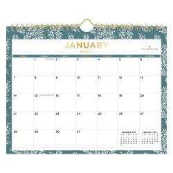 2024 Day Designer Monthly Wall Calendar, 8-3/4" x 11", Graceful Ocean, January To December