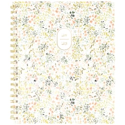 2024-2025 Cambridge® Leah Bisch™ Weekly/Monthly Academic Planner, 8-1/2" x 11", Petite Floral, July 2024 To June 2025, LB33-905A