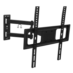 Mount-It! MI-3991B TV Wall Mount With Full Motion Articulating Arm For Screens 26 - 55", 9-5/16"H x 19-1/4"W x 2-1/2"D, Black