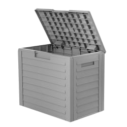 IRIS Outdoor Deck Delivery Storage Box, 35-Gallon, Gray, Total Qty 1