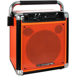 Trexonic Wireless Portable Party Speaker, Orange, 995109776M