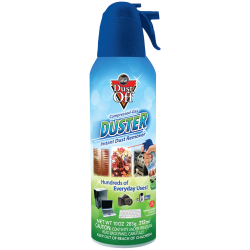 Dust-Off Compressed Gas Duster, 10 Oz