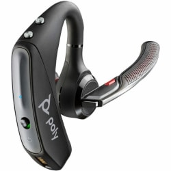 Poly Voyager 5200 Office - 2-way base Office Series - headset - ear-bud - over-the-ear mount - Bluetooth - wireless - NFC