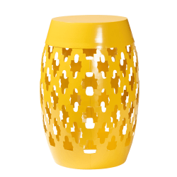Baxton Studio Branson Outdoor Side Table, Yellow
