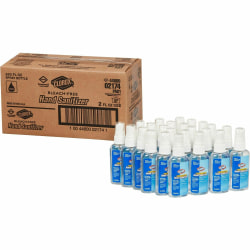 Clorox Commercial Solutions Hand Sanitizer Spray - 2 fl oz (59.1 mL) - Spray Bottle Dispenser - Kill Germs - Hand - Yes - Clear - Non-sticky, Non-greasy, Bleach-free - 24 / Carton