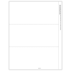 ComplyRight® 1099-NEC Blank Tax Forms, Recipient Copy B/C, C Backer Information, 3-Up, 8-1/2" x 11", Pack Of 500 Forms