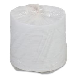 Pactiv Evergreen Placesetter® Satin Non-Laminated Foam Dinnerware, Plate, 9", White, Carton Of 500 Plates