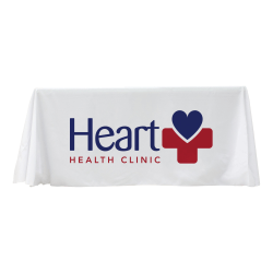 Custom Full-Color Standard Table Cover, 1 Imprint, 6'