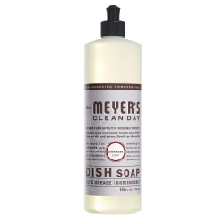 Mrs. Meyer's Clean Day Dishwashing Soap, Lavender Scent, 16 Oz Bottle, Case Of 6