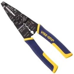 IRWIN Multi-Tool Stripper / Crimper / Cutter - 8.5" Length - Blue, Yellow - Comfortable Grip