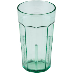 Cambro Laguna Styrene Tumblers, 10 Oz, Spanish Green, Pack Of 36 Tumblers