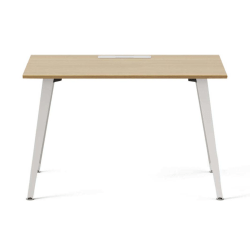 Branch Furniture Office Desk, 48" x 24", Woodgrain/White