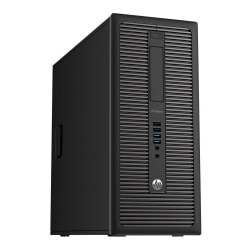 HP ProDesk 600 G1 Refurbished Desktop PC, Intel® Core™ i3, 8GB Memory, 120GB Solid State Drive, Windows® 10, RF610413