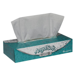 Angel Soft® Professional Series 2-Ply Facial Tissue, Box Of 100 Sheets