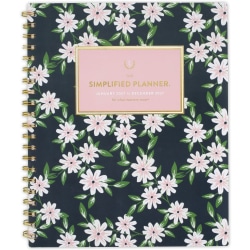 Simplified by Emily Ley for AT-A-GLANCE® 2027 Weekly Monthly Planner, Berry Floral, Large, 8 1/2" x 11"