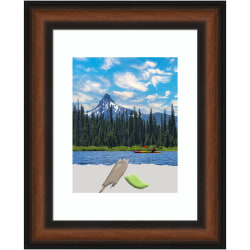 Amanti Art Yale Picture Frame, 14" x 17", Opening Size 11" x 14" (Matted To 8" x 10"), Walnut