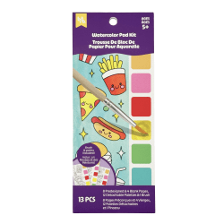 Little Yellow Bicycle® Watercolor Bookmark Kit, Fun Food