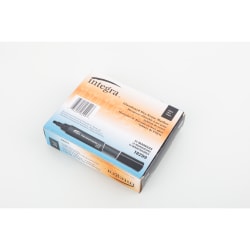 Integra Dry-Erase Markers - Erasable - Black Ink - 12 / Box