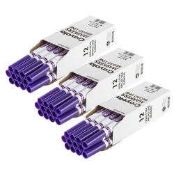 Crayola Bulk Markers, Conical Tip, Violet (Purple), 12 Per Pack, Set Of 3 Packs