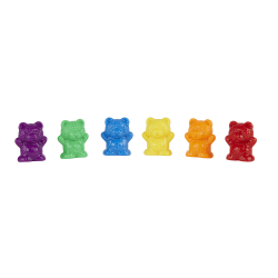 Office Depot® Brand Math Manipulative Bear Counters, Pre-K, Assorted Colors, 102 Pieces