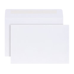 Office Depot Brand 6" x 9" Catalog Envelopes, Booklet, Gummed Seal, White, Box Of 100