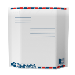 United States Post Office #5 Expandable Poly Bubble Mailer, 16" x 10-1/2" x 4", White