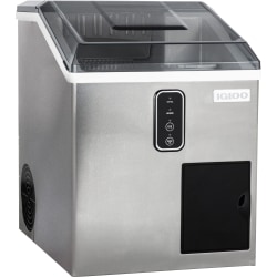 Igloo 44 Lb Ice Maker And Dispensing Ice Shaver, Silver