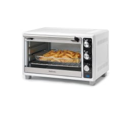 Betty Crocker Air Fryer Convection Toaster Oven, White