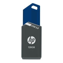 HP x900w USB 3.0 Flash Drive,128GB,Gray/Blue