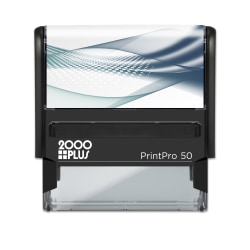 Custom 2000Plus PrintPro 50P Self-Inking Stamp, 15/16" X 2-11/16", Rectangle