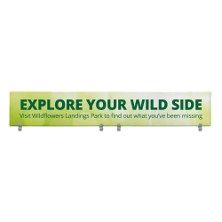 Custom Full-Color Double-Sided Tagalong Kit Add-On For Stretch Fabric Displays, 8'