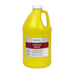 Handy Art Student Acrylic Paint, 64 Oz, Chrome Yellow
