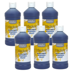 Handy Art Little Masters Washable Paints, 16 Oz, Violet, Pack Of 6 Paints