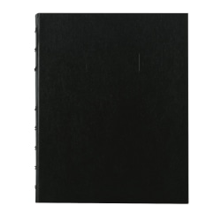 Blueline® MiracleBind 50% Recycled Notebook, 9 1/4" x 7 1/4", 75 Sheets, Black