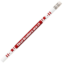 Musgrave Pencil Co. Inc. Motivational Pencils, 1st Graders Are #1, 12 Pencils Per Pack, Set Of 12 Packs